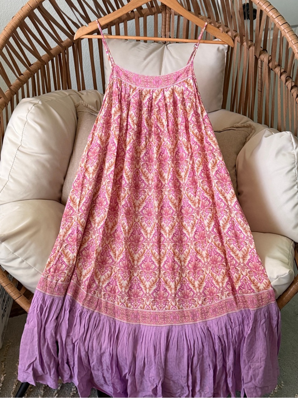 Spell & The Gypsy Jewel Strappy Dress Quartz Small NWOT Rare Boho Midi